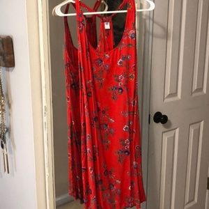 Cute red summer dress